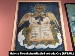 Фрагмент диптиху. Виноградарю і Винограду. полотно олія