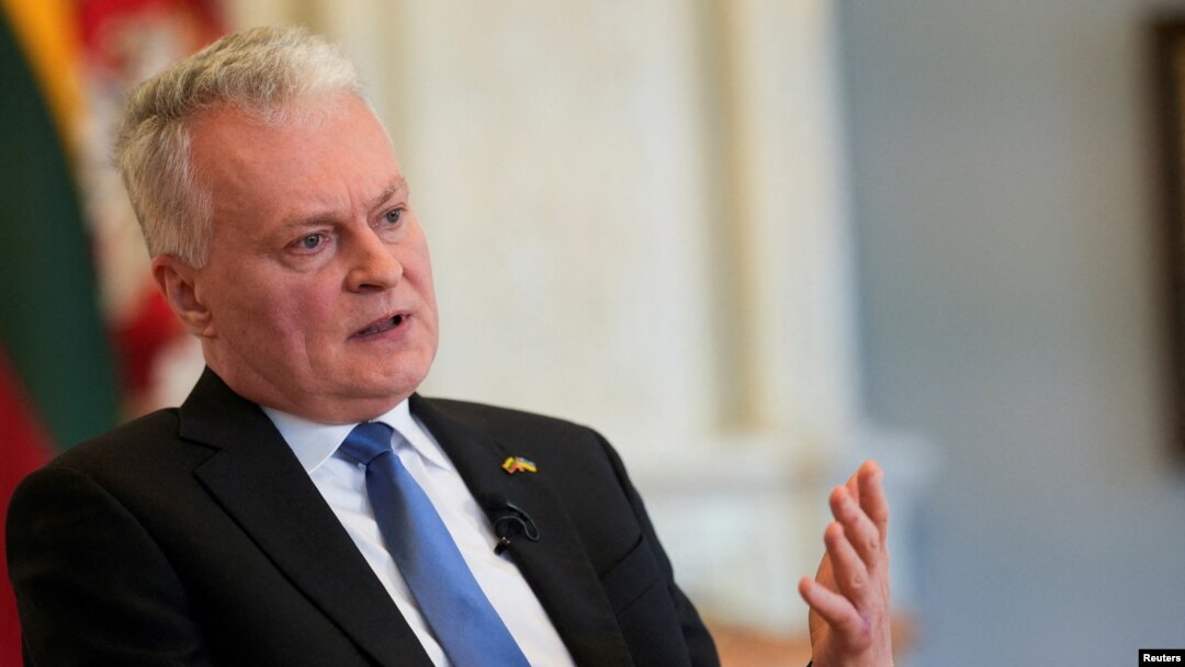 Lithuanian President Gitanas Nauseda (file photo)