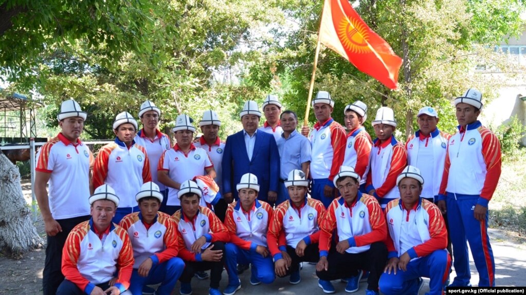 Сборная Кыргызстана по кок-бору. 14 августа 2017 года.