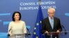 Atifete Jahjaga sa Hermanom van Rompujem u Briselu