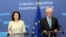 Atifete Jahjaga sa Hermanom van Rompujem u Briselu