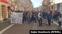 Protestna šetnja u Banjaluci, 7. novembar 2015.