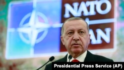 Recep Tayyip Erdoganın NATO toplantısında çıxışı Ankara, 6 may, 2019