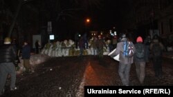 Para Ministrisë së Drejtësisë në Kiev, 27 janar 2014.