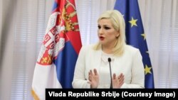 Потпретседателката на српската влада и функционерка на Српската напредна партија Зорана Михајловиќ 