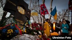 Вшанування пам'яті Героїв Крут на Аскольдовій могилі в Києві, 29 січня 2012 року