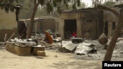 'Boko haram' toparynyň bosgunlar lagerine eden hüjüminiň netijesi, Maiduguri, Borno ştaty, 4-nji fewral, 2016