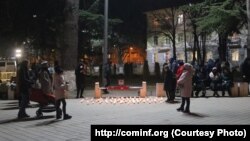 Акция протеста родных Инала Джабиева