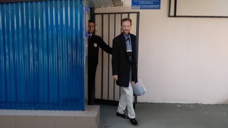 Симферополь: блогер Гайворонский вышел из ИВС после 10 суток ареста