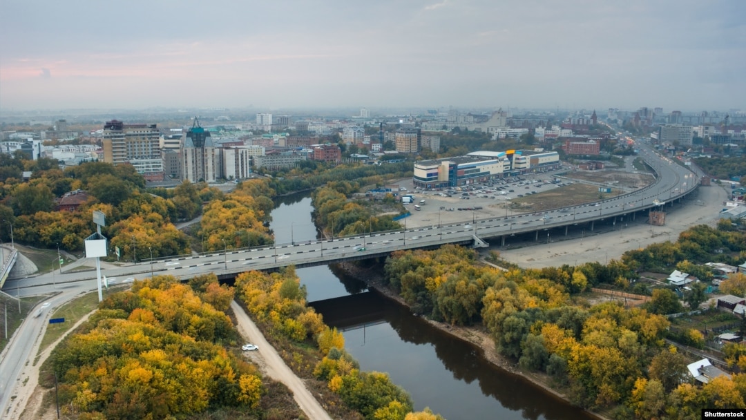 Омск, вид города