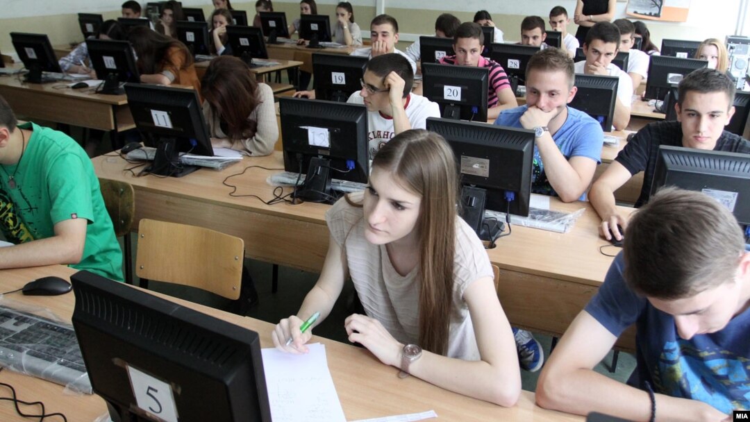 Екстерно тестирање во скопските училишта.