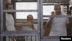 Baher Mohamed, Peter Greste dhe Mohammed Fahmy 