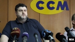 Претседателот на Сојузот на синдикатите на Македонија, Дарко Димовски