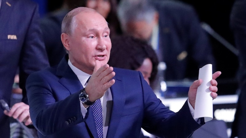 Putin FIFA ‘sporty syýasatdan daşlaşdyrmak’ üçin minnetdarlyk bildirdi