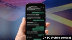 Imagine dintr-o avertizare transmisă de Directoratul pentru Securitate Cibernetică, cu privire la mesaje frauduloase transmise pe WhatsApp.