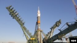 Ракета «Союз» перед стартом