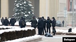 Інцыдэнт з самаспаленьнем на плошчы Незалежнасьці. Менск, 22 студзеня 2021 году.