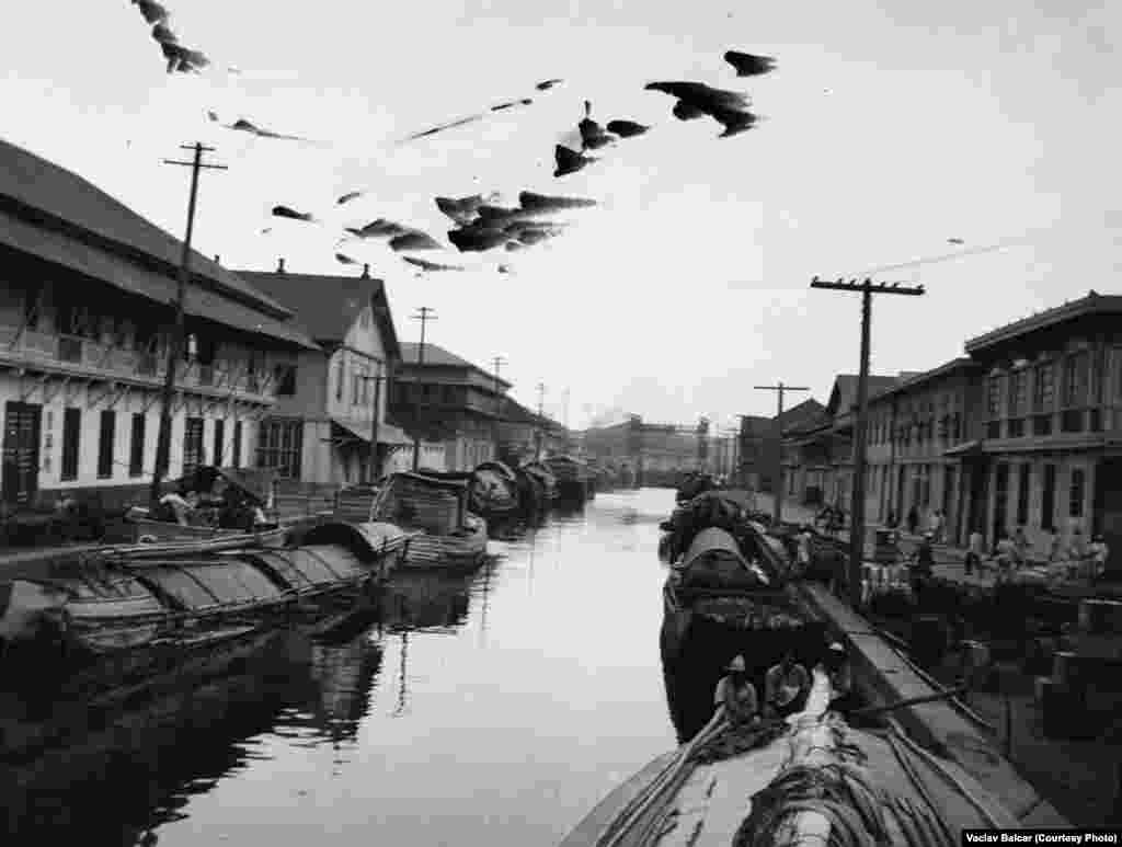 The river port of Manila, Philippines