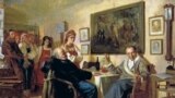Nikolai Nevrev. Bargaining. Russian Slavery. 1866