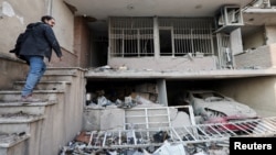 آپارتمانی در تهران که در حملات آمریکا و اسرائیل ویران شده است، ۲۳ اسفند