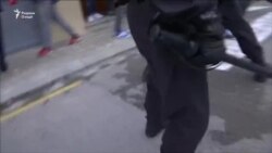 Дар Ҷирона нерӯҳои сӯхторхомӯшкунӣ имкон надоданд, полис гирдиҳамоиро пароканда кунад.