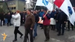 Protest radnika propalih tuzlanskih firmi