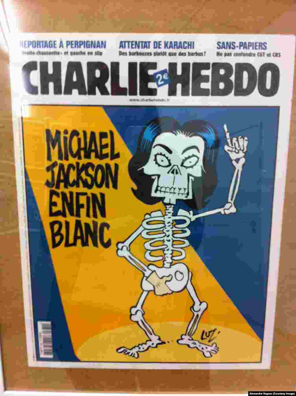 La expoziția memorială &bdquo;Charlie Hebdo&rdquo; organizată la Praga la sfîrșitul lunii ianuarie în 2015