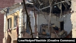 Последствия одного из предыдущих ударов РФ по Славянску, март 2026 года