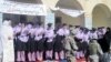 The graduation ceremony of 24 high-school women students in Paktia Province in 2010. 