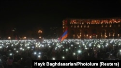 Акція прихильників Нікола Пашиняна у Єревані, Вірменія, 1 березня 2021 року