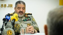 Gholamreza Jalali sits down for an interview with Defa Press in Tehran, Iran