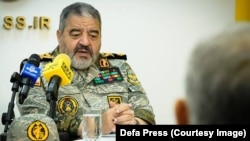 Gholamreza Jalali sits down for an interview with Defa Press in Tehran, Iran