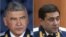 Uzbekistan's former security chief Ikhtyor Abdullaev (left) and ex-Prosecutor-General Otabek Murodov. (file photo)