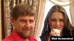 Ramzan Kadyrov və Elizabeth Hurley