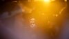 Затрыманы пратэстовец глядзіць з паліцэйскага аўтобуса. Нью-Ёрк, 4 чэрвеня 2020
