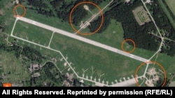 Аэродром "Шаталово" для пуска российских дронов, снимок Planet Labs от 5 мая 2026 года