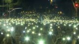 Albania - protests in Tirana on June 21 - demanding resignation of prime minister - screen grab