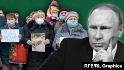 Владимир Путин и жалобы крымчан. Коллаж