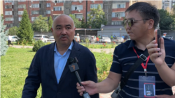 Нурланбек Тургунбек уулу Бишкектин Биринчи май райондук сотунда. 2-июль, 2026-жыл.