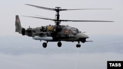 Kamov Ka-52 "Alligator" helikopteri (Foto arxivdəndir)