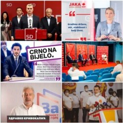 Crnogorski političari u predizbornoj kampanji