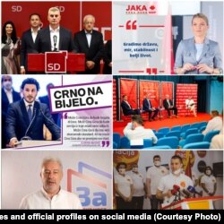 Crnogorski političari u predizbornoj kampanji
