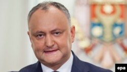 "There will never be an usurpation of presidential powers in the interests of someone abroad," Moldovan President Igor Dodon said.