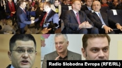 Zoran Živković, Saša Janković, Dragan Đilas, Boris Tadić, Vuk Jeremić, Dragan Šutanovac i Borislav Stefanović