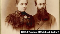 Михайло Грушевський із дружиною Марією. Львів, 1896 рік