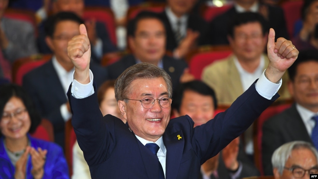South Korea's new President Moon Jae-in asked for Russian President Vladimir Putin's help in dealing with North Korea.