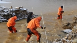 Работа спасателей на реке Сисим