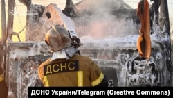 Рятувальники загасили пожежу на Київщині, що вникла внаслідок російського масованого удару в ніч на 5 травня 2026 року