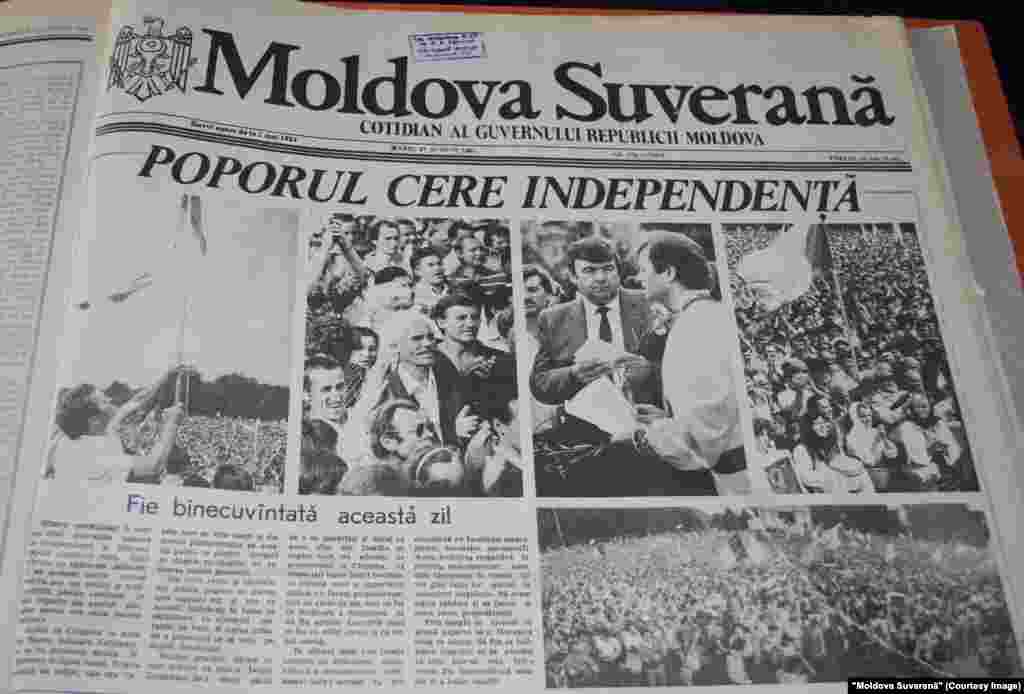 &quot;Moldova Suverană&quot;, 27 august 1991