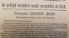 Mesajul lui Ceaușescu la învestirea lui George Bush